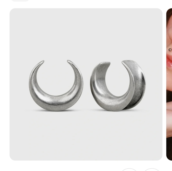 punk youth Jewelry - Elegant Silver Hoop Earrings